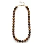 ANNI LU Eye Of The Tiger Necklace Goldplated Brass 242-20-32