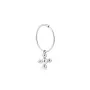 Jane Kønig Creole Earring Single Silver CWAP-SS24-S