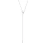 Jane Kønig Half Moon NO. 2 Tie Necklace Necklace Stainless Steel HMTN-AW26-SS-S