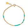 ANNI LU Asym Aqua Bracelet Goldplated Brass 1061