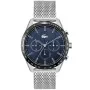 Lacoste Boston 2011163 watch with Blue dial and a watch case of 42 mm in diameter and a Mesh in Silver