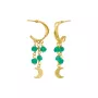 Susanne Friis Bjørner Creoler Earrings Goldplated Silver 5681-2-102