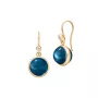 Julie Sandlau Prime Sapphire Blue Earrings Goldplated Silver HKS181GDSACRCZ