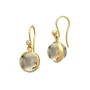 Julie Sandlau Prime Smokey Earrings Goldplated Silver HKS181GDSMCRCZ