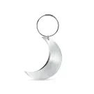 Jane Kønig Big Half Moon Creole Earring Single Silver BHMC-XJK24-1-S