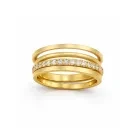 Jane Kønig Big Olympia Ring Stainless Steel BOR-SS26-SS-G