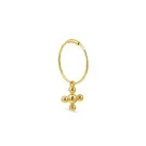 Jane Kønig Creole Earring Single Goldplated Silver CWAP-SS24-G