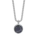 Captena Box Stone 3 mm Necklace Stainless Steel DU10054