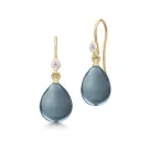 Julie Sandlau Prima Ballerina Earrings Goldplated Silver HKS548GDLBCRCZ
