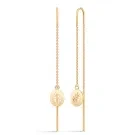 Julie Sandlau Tree Of Life Earrings Goldplated Silver HKS661GD