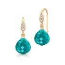 Julie Sandlau Cornelia Earrings Goldplated Silver HKSLTDGDTECR02