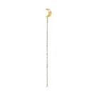 Jane Kønig Half Moon Earring Single Goldplated Silver HMCS-XJK24-1-G