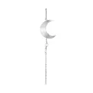 Jane Kønig Half Moon Earring Single Silver HMEP-XJK24-1-S